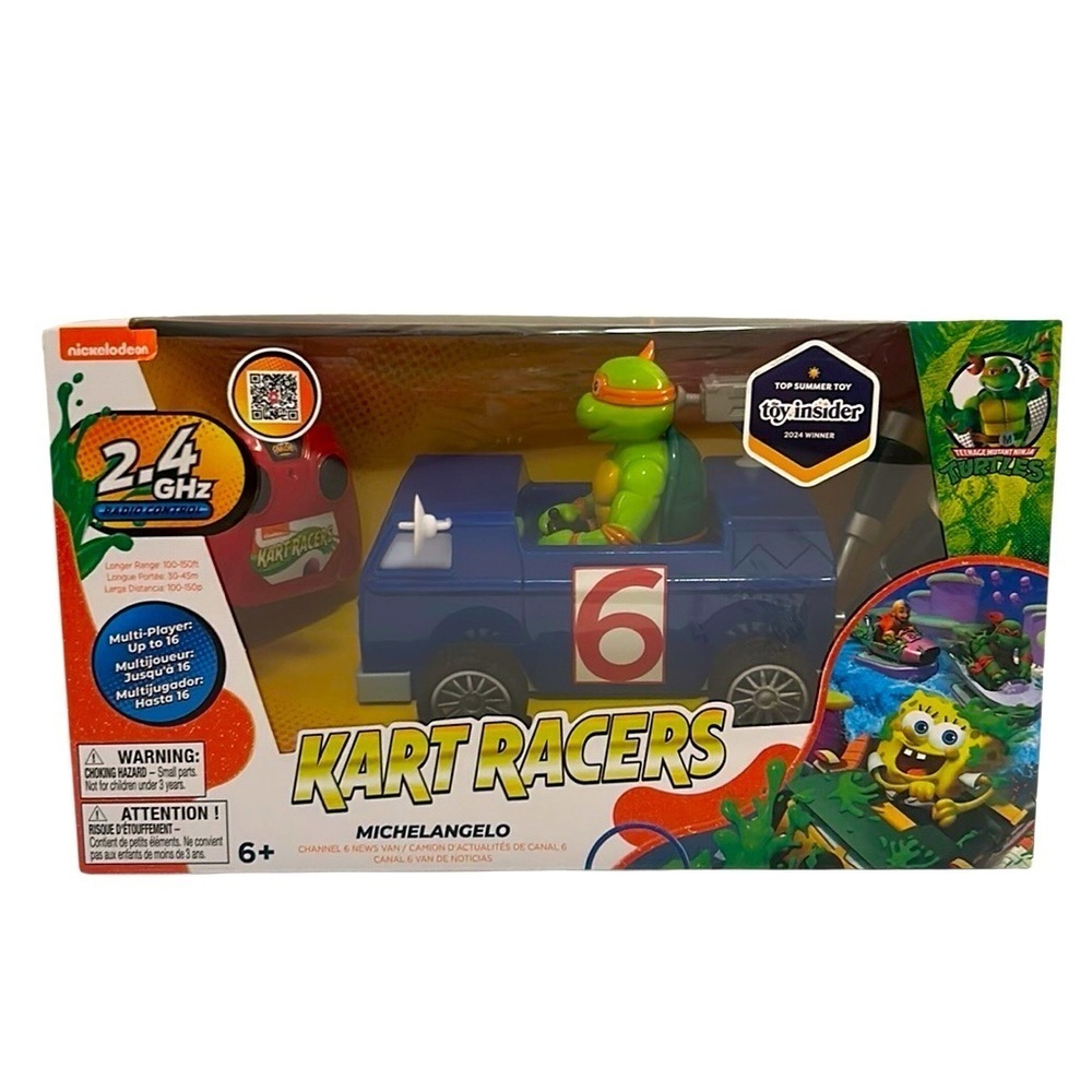 Nickelodeon Teenage Mutant Ninja Turtles Kart Racers Michelangelo New in Box!
